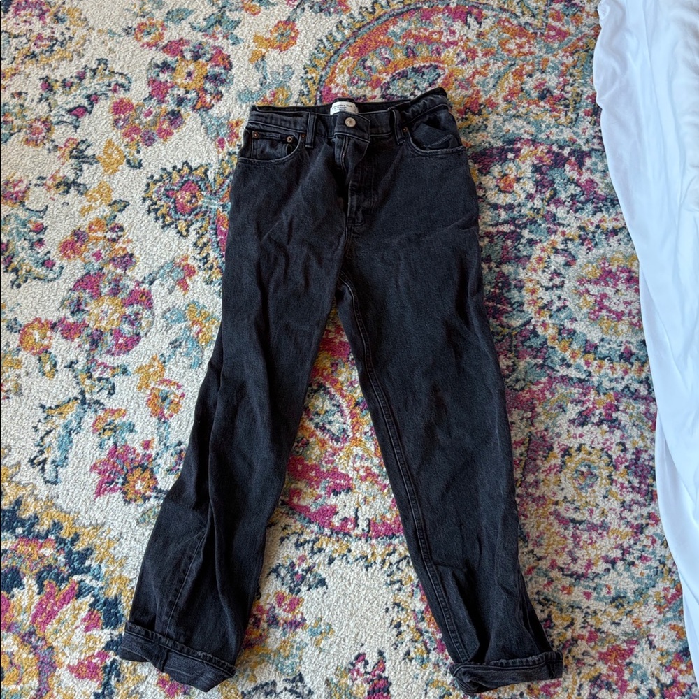 Abercrombie & fitch 90’s straight Ultra Highrise